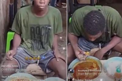 Community nabs phone thief, give him work, food and ‘girlfriend’ (Video)