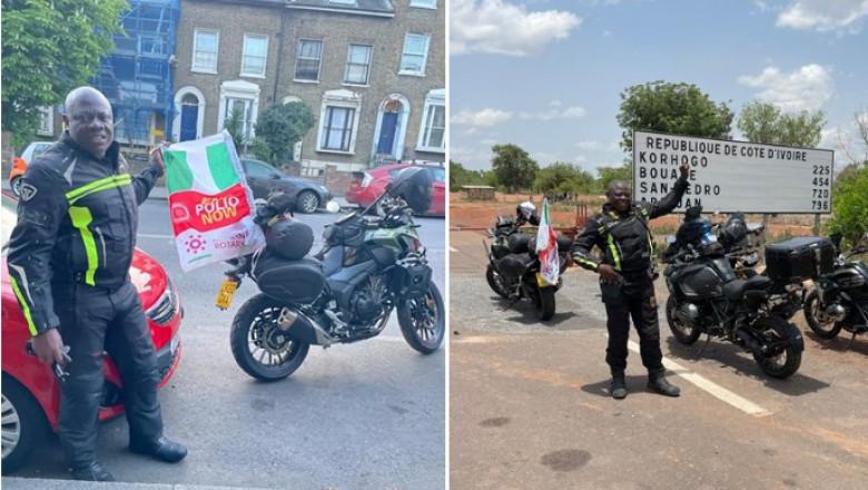 ”I had to turn back” – Nigerian biker denied entry into Cote D’Ivoire