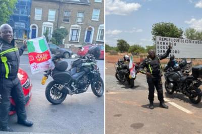 ”I had to turn back” – Nigerian biker denied entry into Cote D’Ivoire