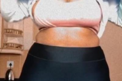 Lady motivates social media users as she shows off her body transformation