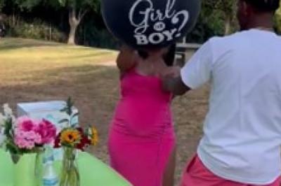Man falls to the ground after finding out he’s expecting twins (Watch video)