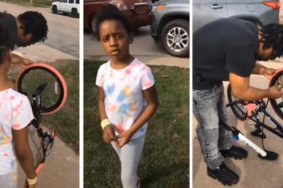 Little girl refuses to call stepfather ‘daddy’, says her real dad is in jail (Video)