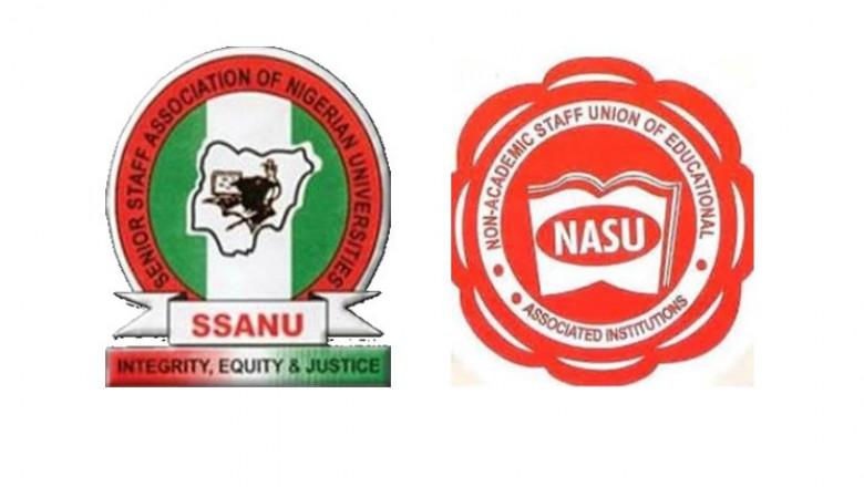 SSANU, NASU members protest strike suspension, pelt leaders