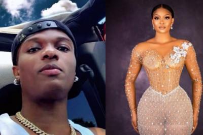 Babanla leave her ooo – Reactions as Wizkid drops suggestive comment on actress Osas Ighodaro’s sizzling hot photo